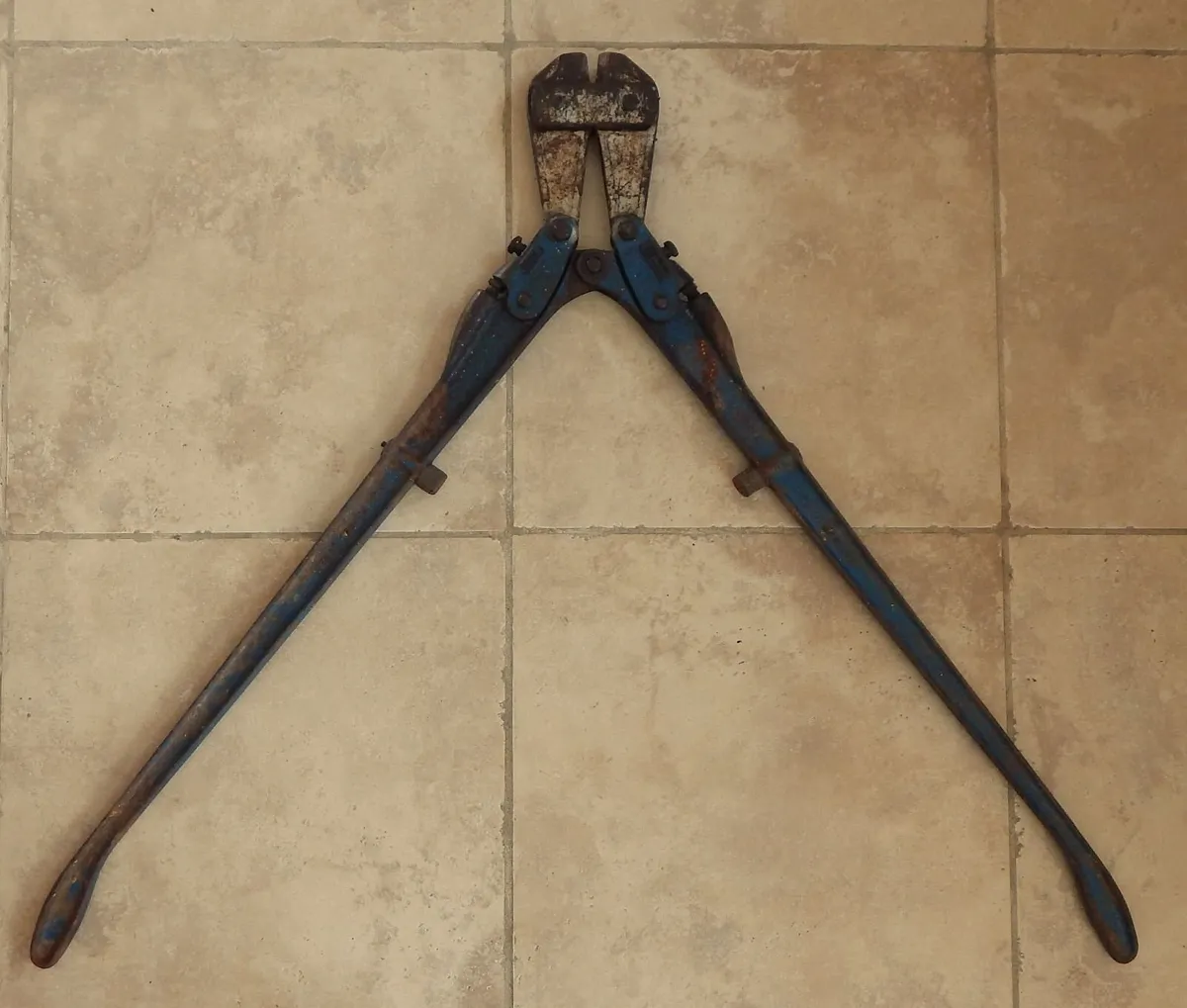 Vintage Large Record No 942 Steel Bolt Cutters - Image 2