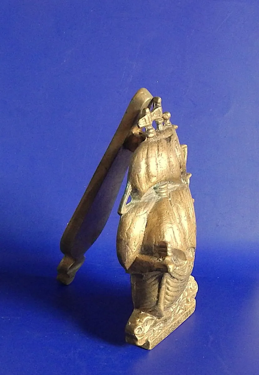 Vintage Solid Brass Door Knocker - Image 2