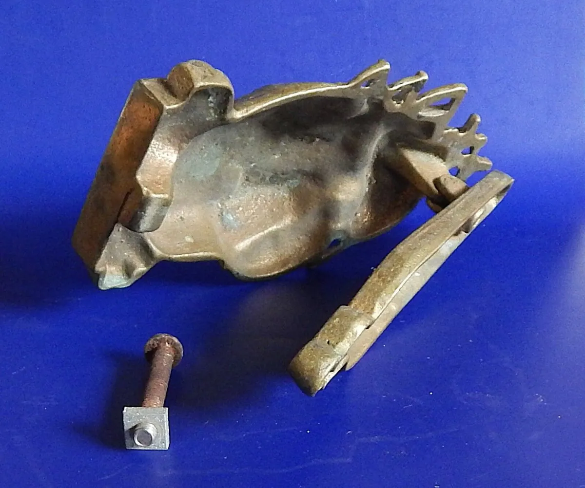Vintage Solid Brass Door Knocker - Image 3