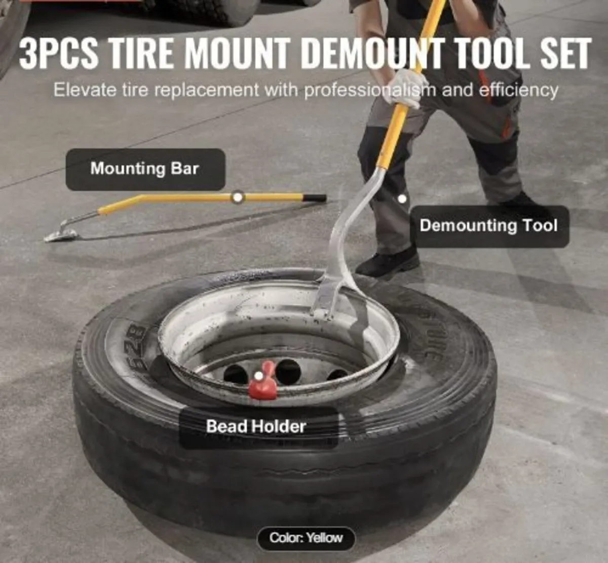 Truck Tire Changer Mount Demount 22.5-24.5 in - Image 1