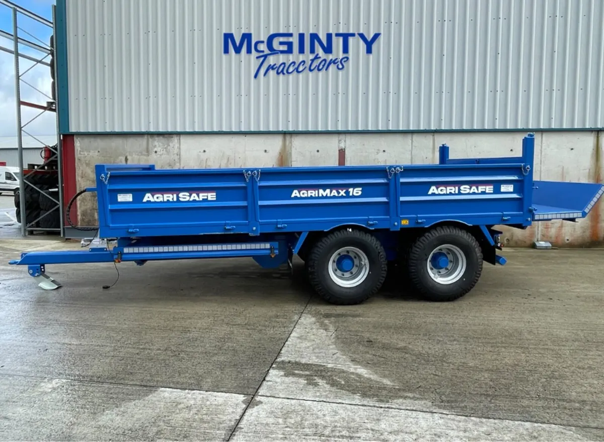 Agrisafe 16X8 Dropside Trailer with Bale Extension - Image 2