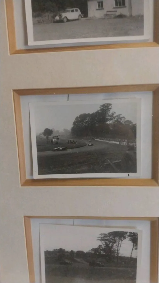 Vintage Car pictures  in wooden frame - Image 4