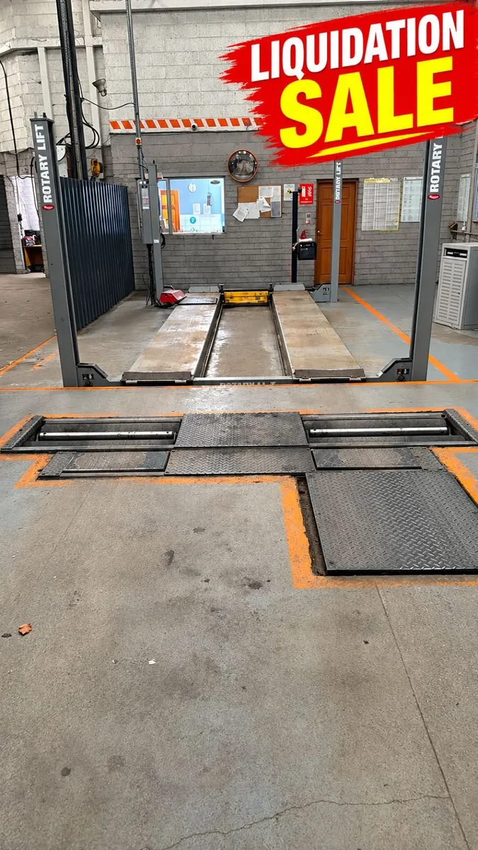 Rotary 4-Post Alignment Lift - 6 Tonne - Image 1