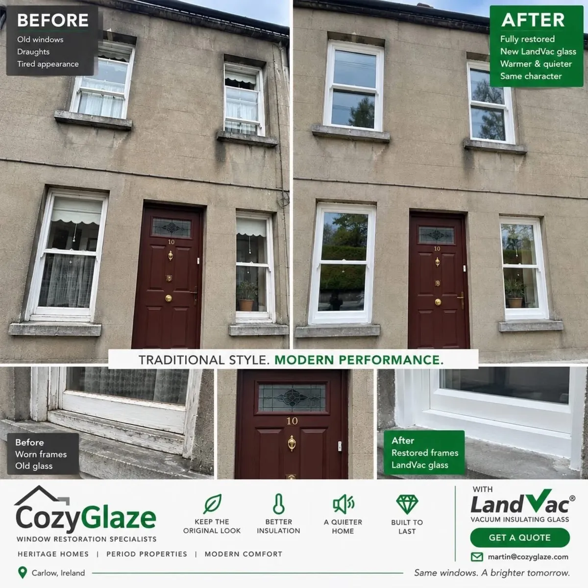 Sash Window Restoration & Glazing | CozyGlaze Irel - Image 2