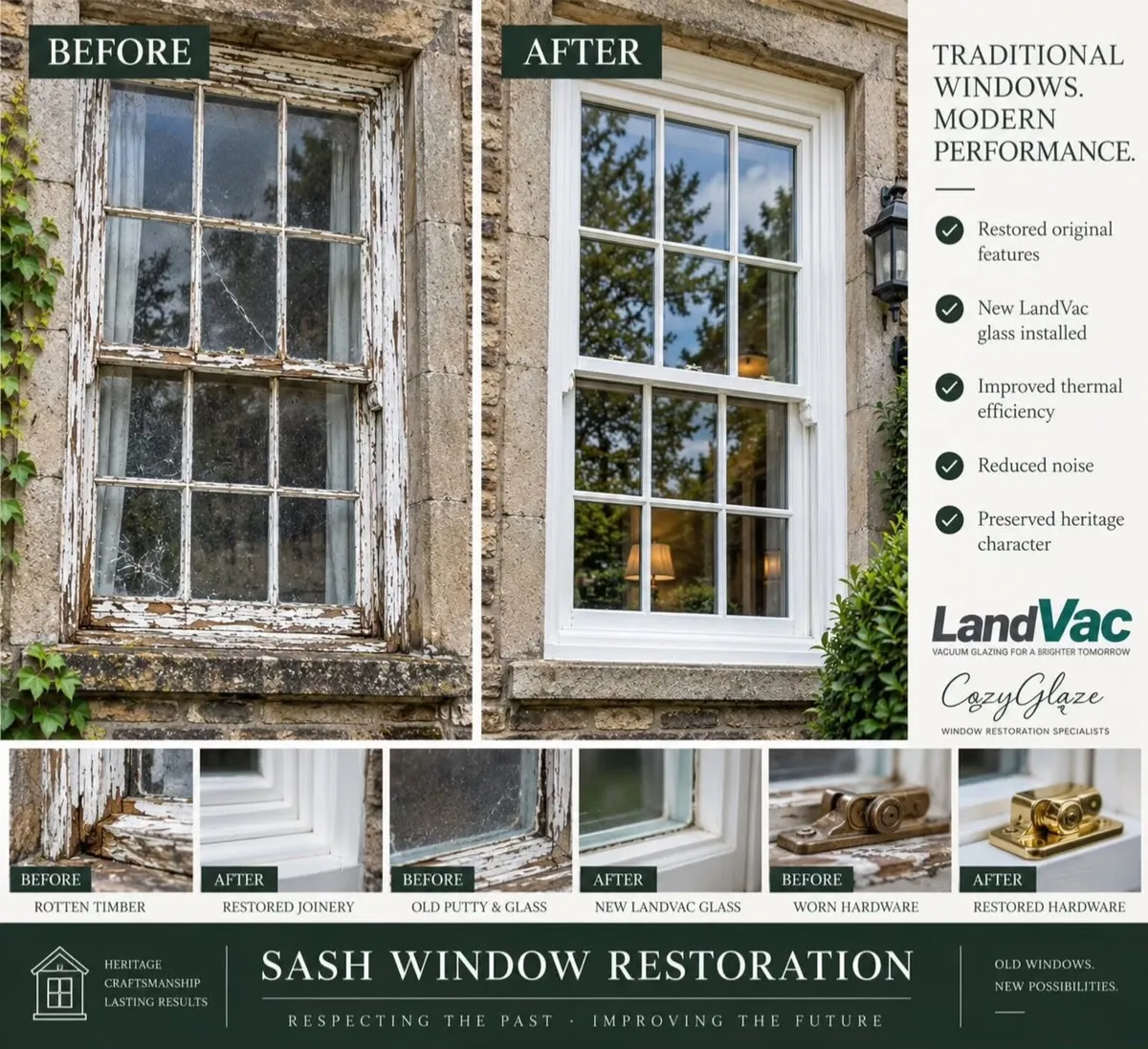 Sash Window Restoration & Glazing | CozyGlaze Irel - Image 4