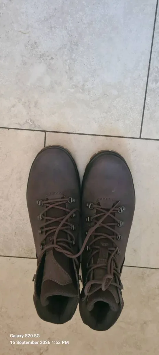 Ecco brown rugged boots Size 45 - Image 1