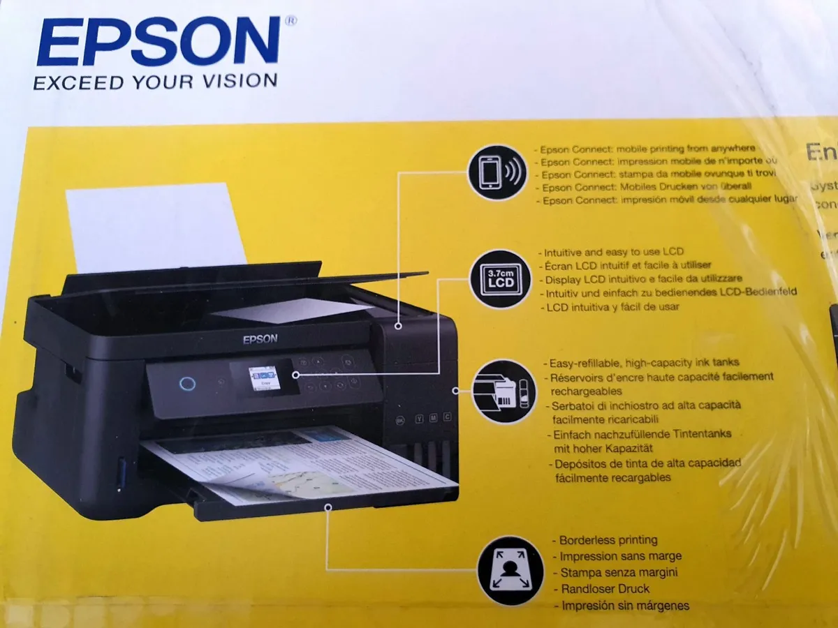 Epson Eco-Tank ET-2750 Printer - Print/Copy/Scan - Image 3