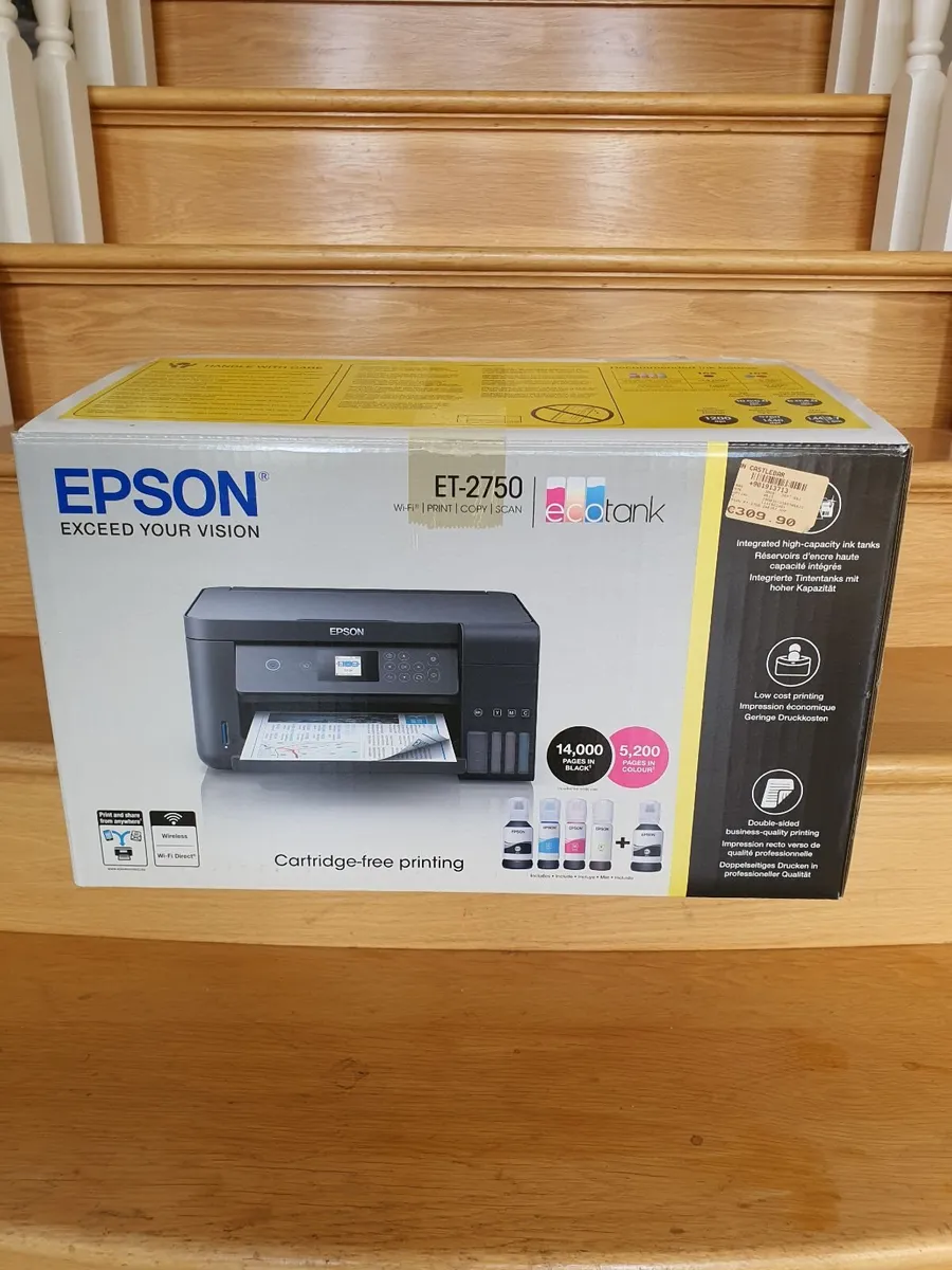Epson Eco-Tank ET-2750 Printer - Print/Copy/Scan - Image 1
