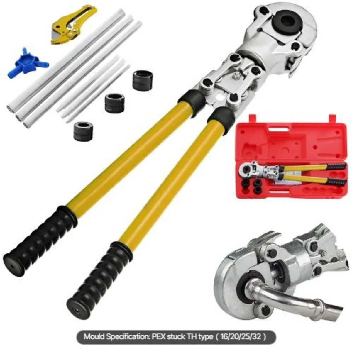 Pipe Crimping Pliers Hand Pressing Kit - Image 3
