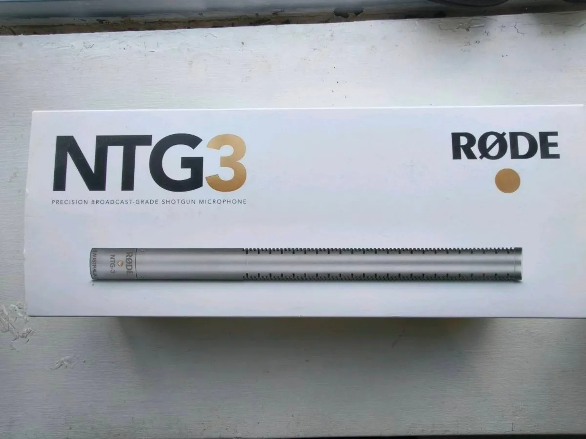 RØDE NTG3 Professional Shotgun Microphone New - Image 1