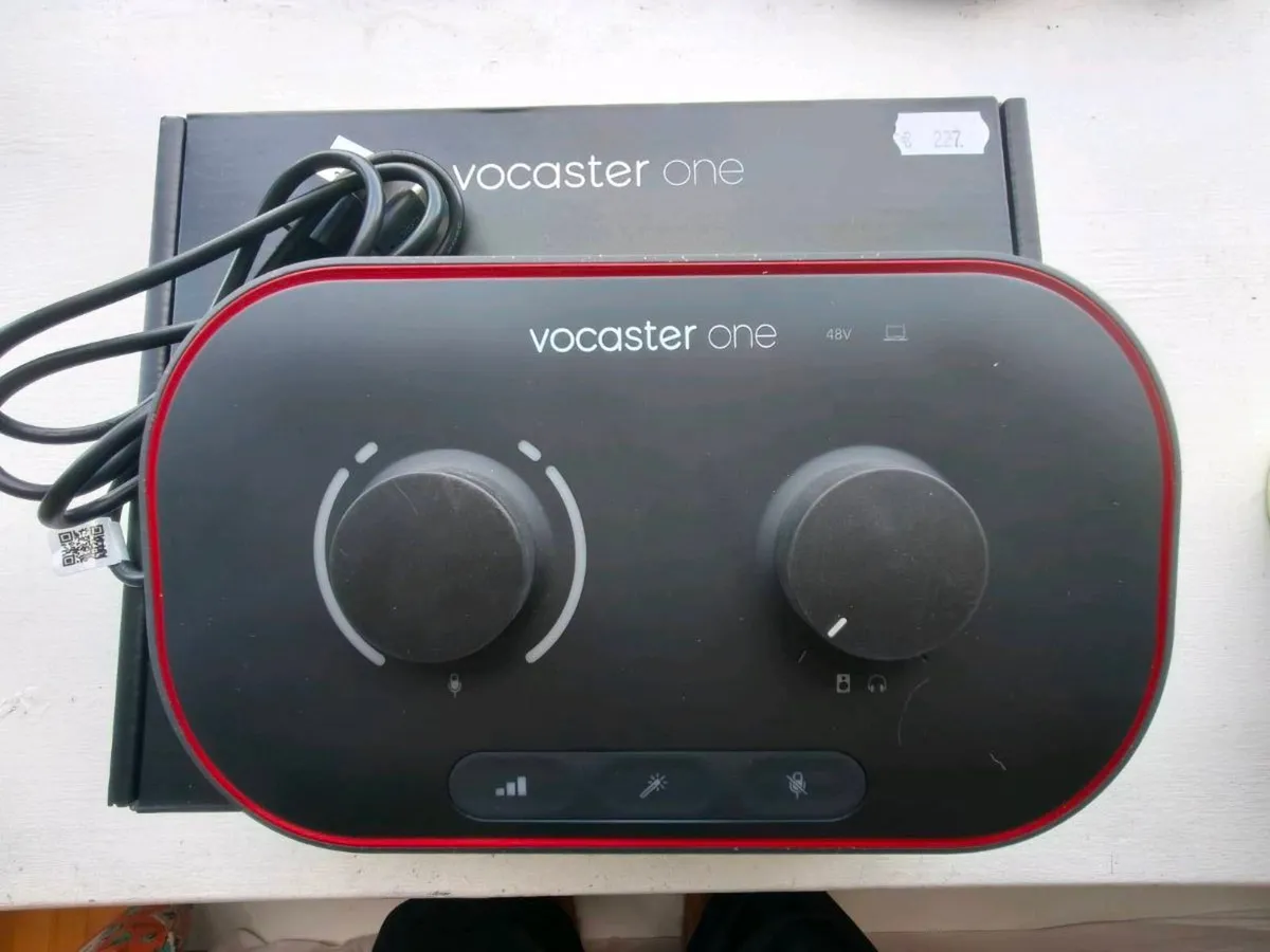 Focusrite Vocaster One Audio Interface – Like New - Image 1