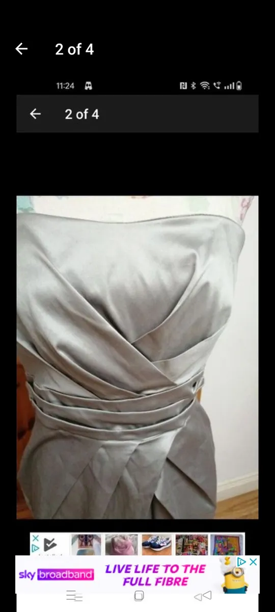 Grey Vintage dress new with tags size 16 €7 - Image 2