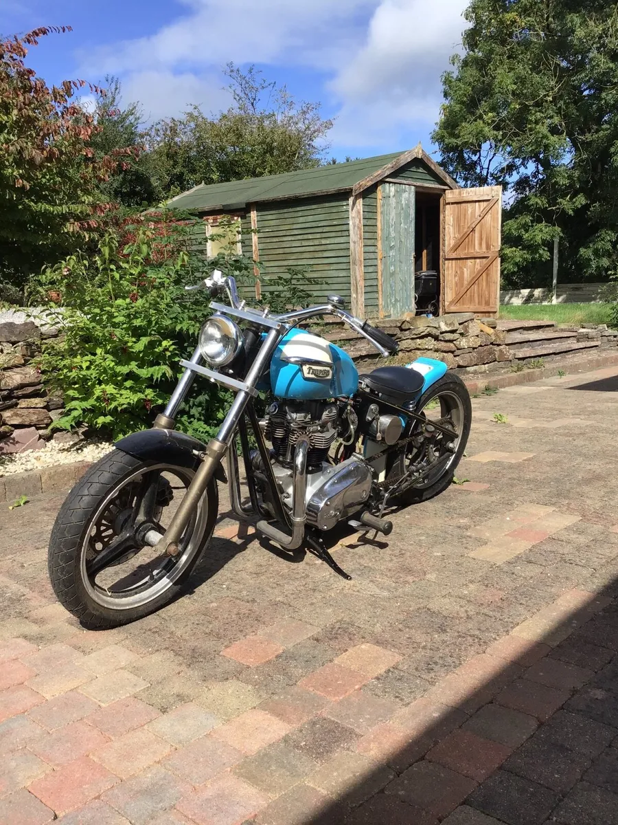 Triumph custom bike 1966 - Image 1