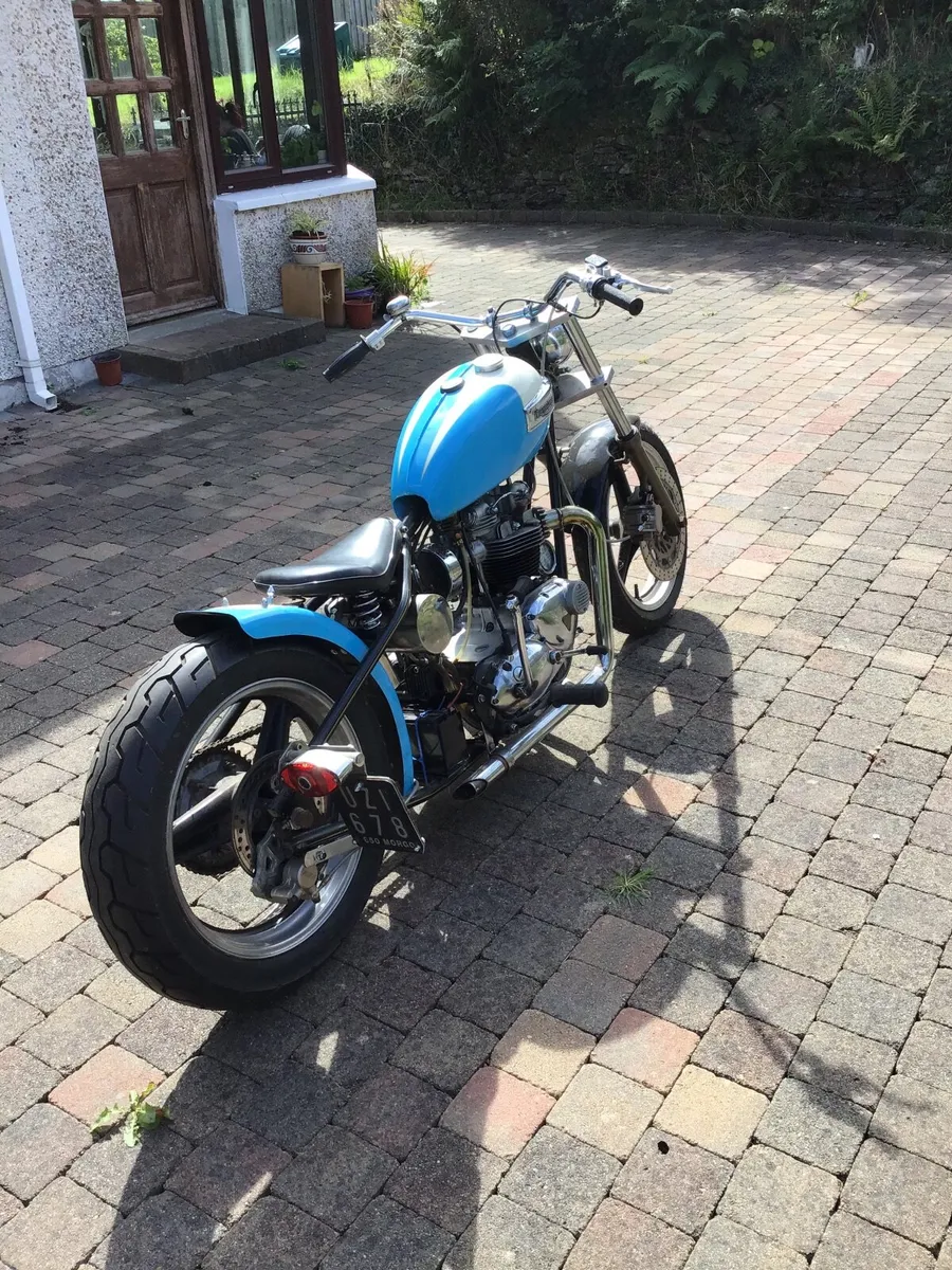 Triumph custom bike 1966 - Image 2