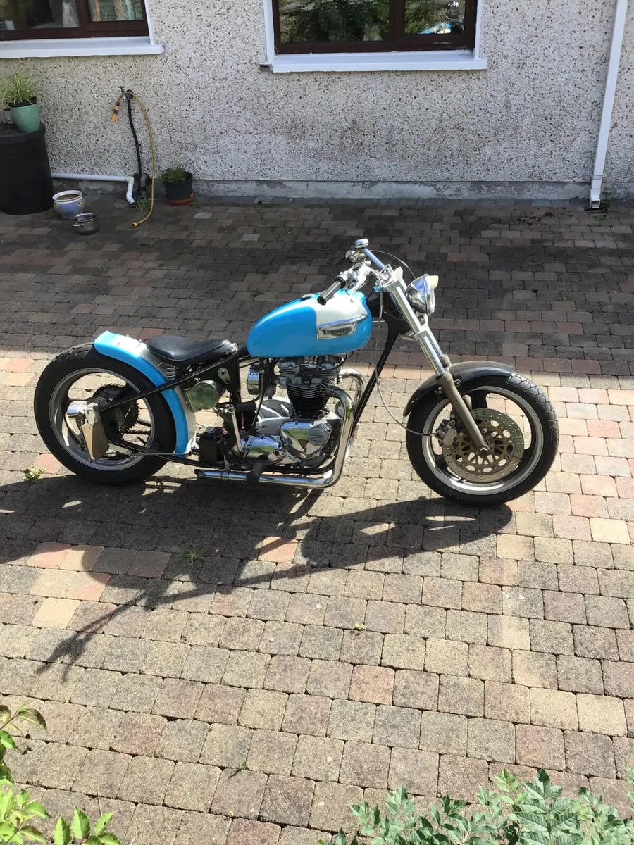Triumph custom bike 1966 - Image 4