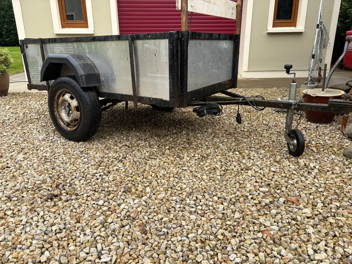 6ft x 4ft Car Trailer | New Floor | €700 ONO - Image 1