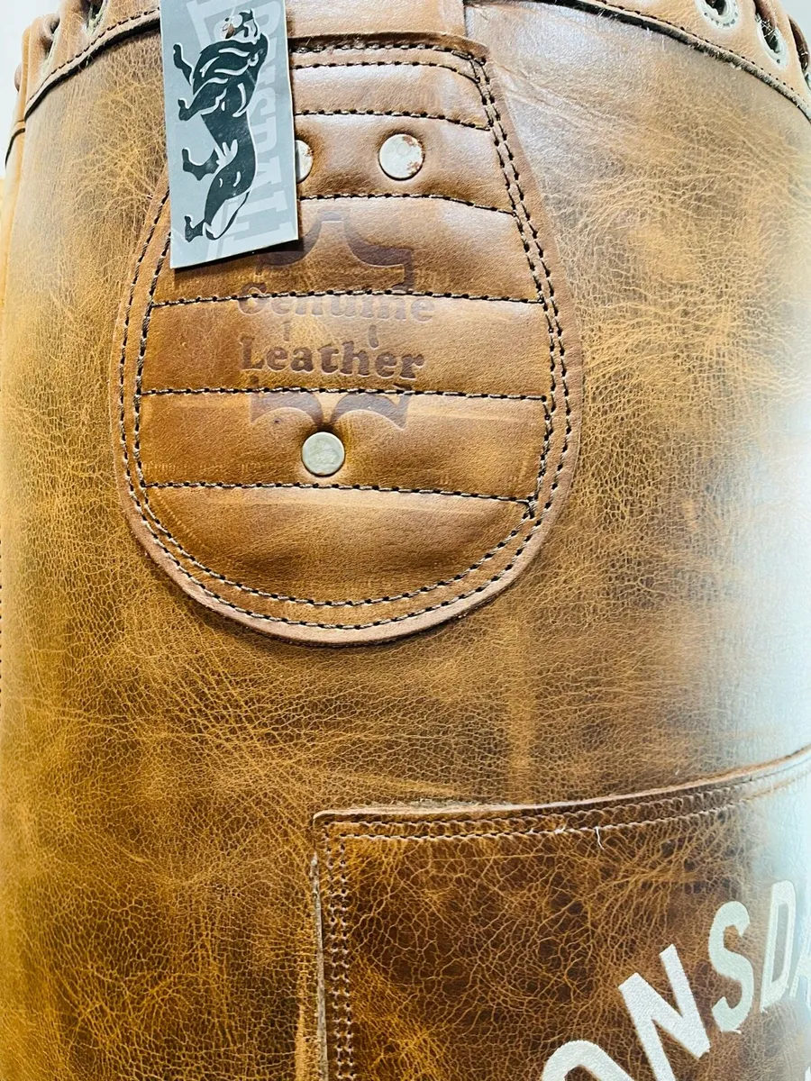 Lonsdale Professional Genuine Leather Punch Bag - Image 4