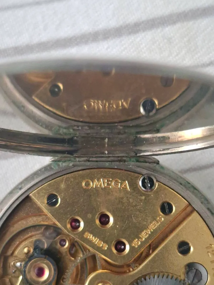 Omega pocket watch & ww2 pocket strap - Image 3