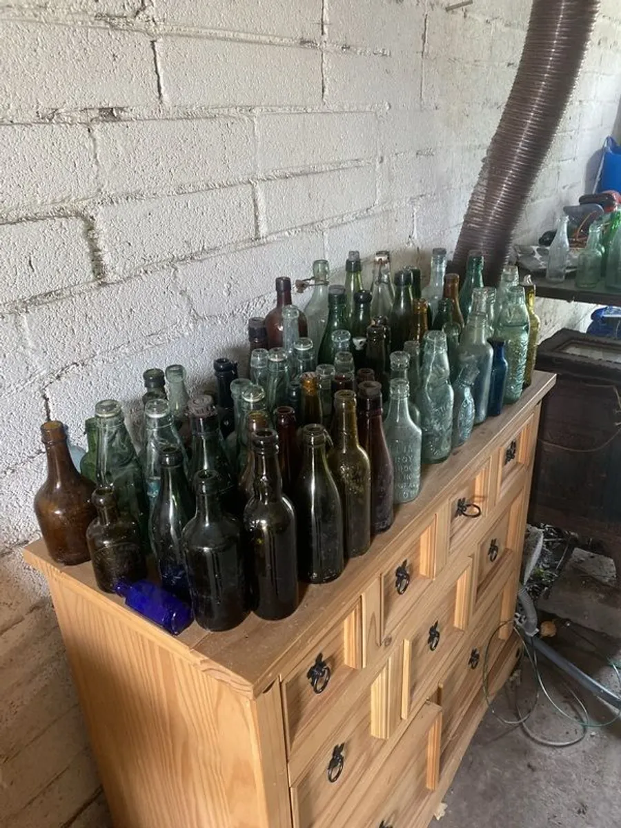 antique bottles - Image 1