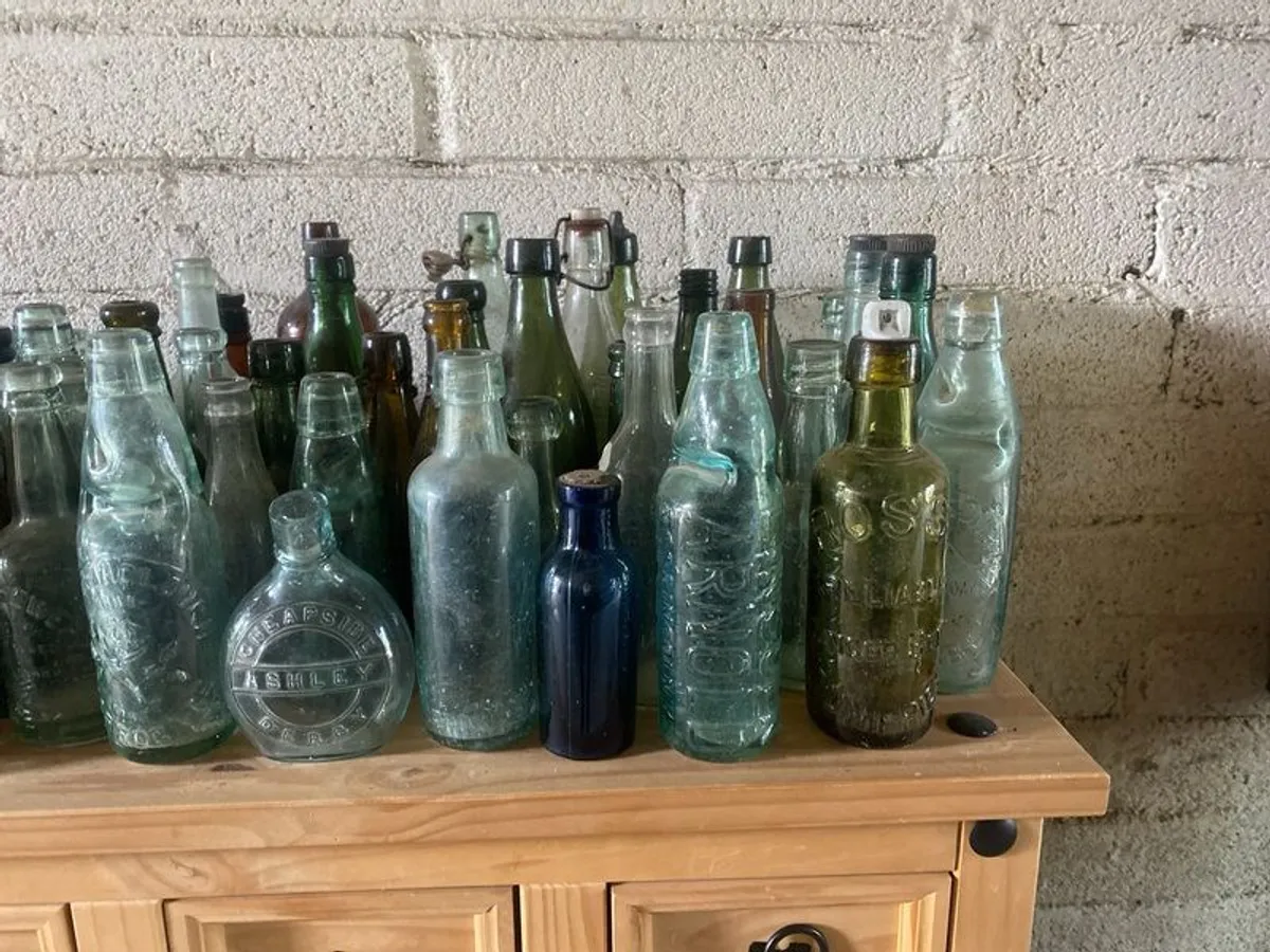 antique bottles - Image 2