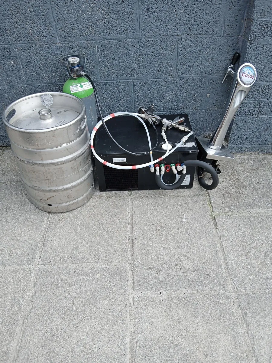 Beer cooler and tap etc