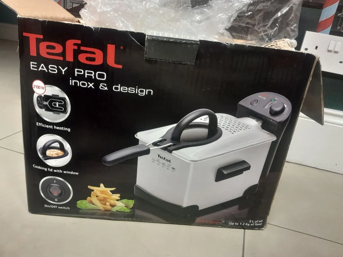 Tefal easy pro inox & design Deep Fryer BRAND NEW - Image 1