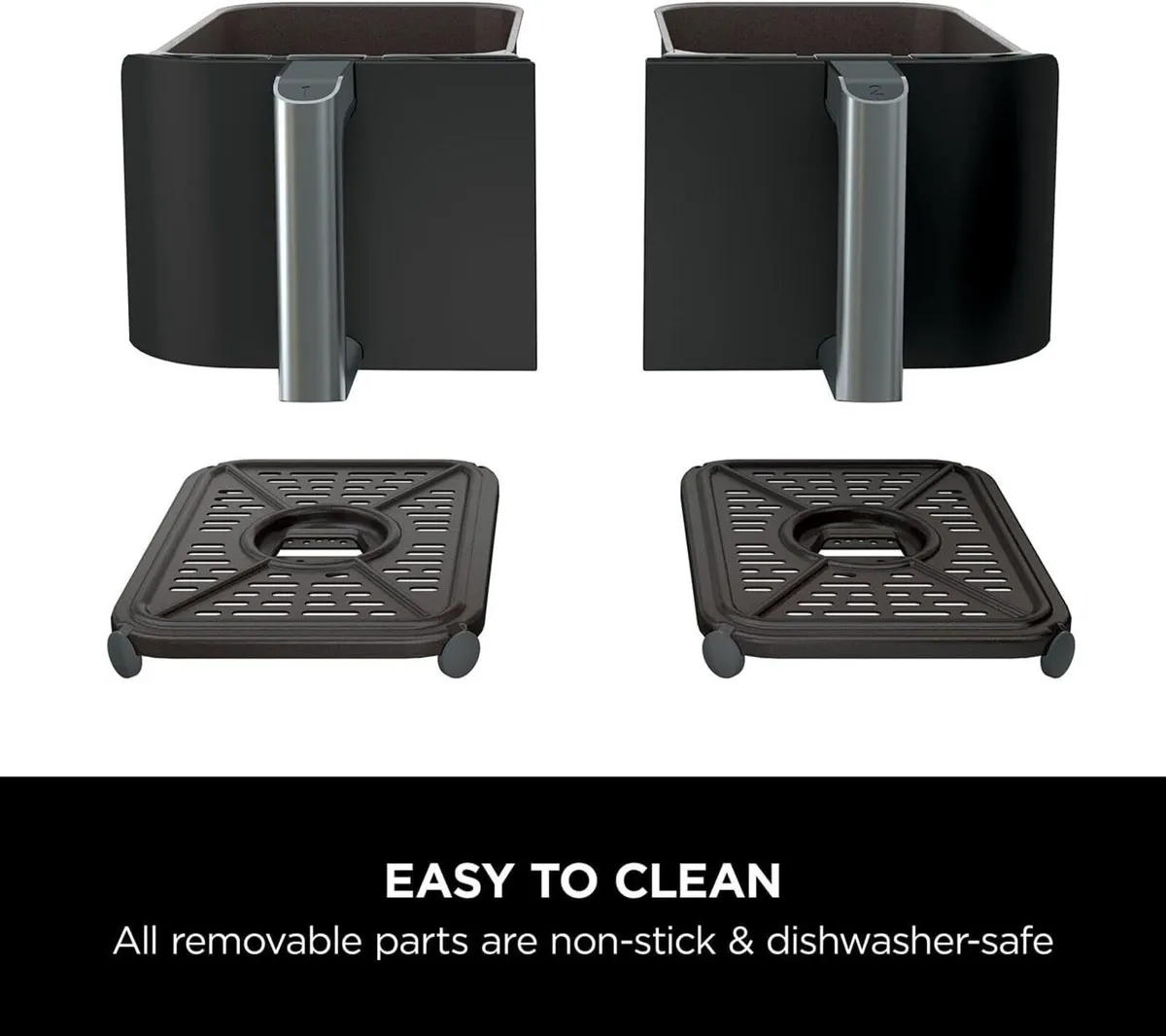 9.5L Dual Drawer Air Fryer 6-in-1 - Image 2