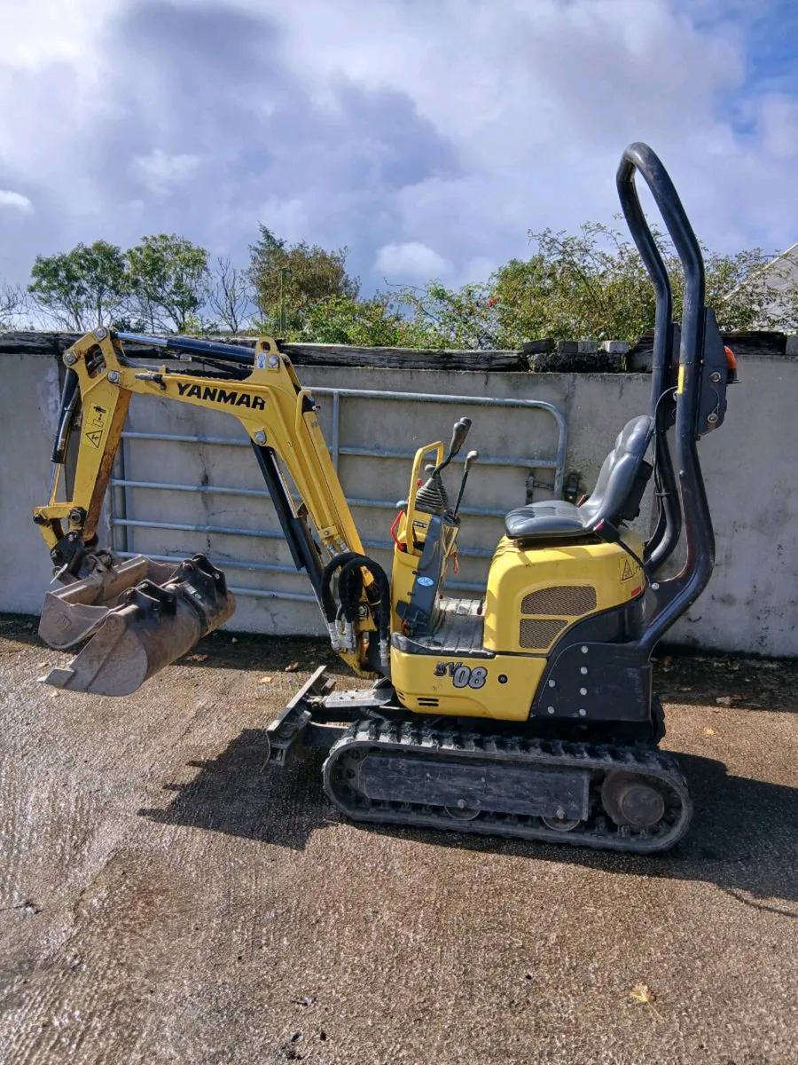 Yanmar SV08 Micro Digger - Image 1