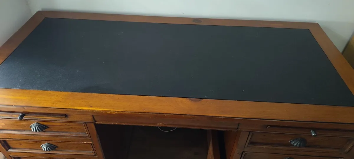Antique Office Desk - Image 3