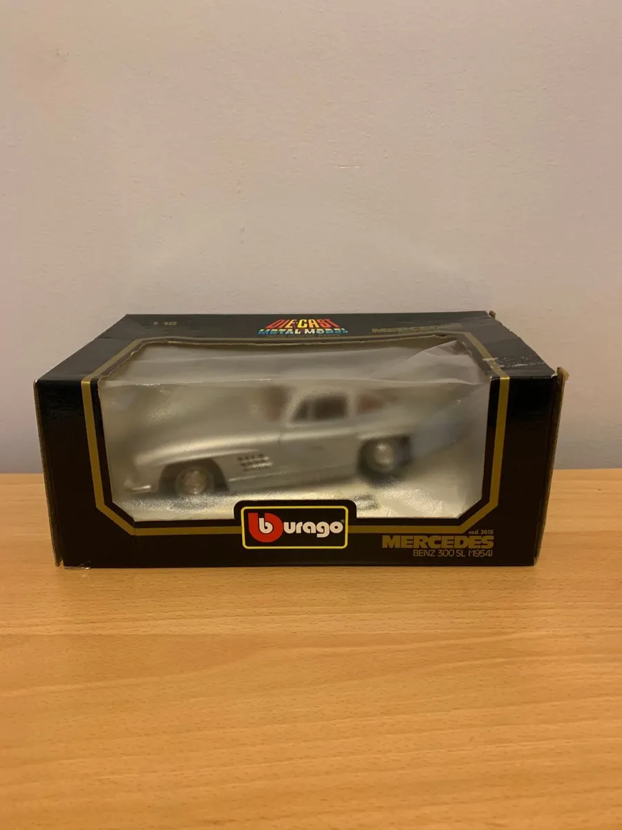 1955 Mercedes Benz 300 SL Mille Miglia 1/18 Burago - Image 4