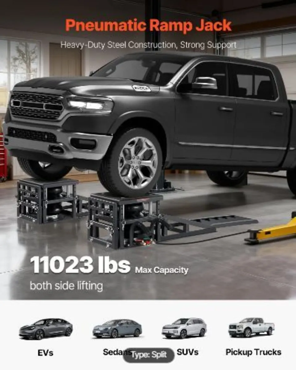 Air Portable Car Lifts 2PCS, 5 Ton Capacity - Image 3
