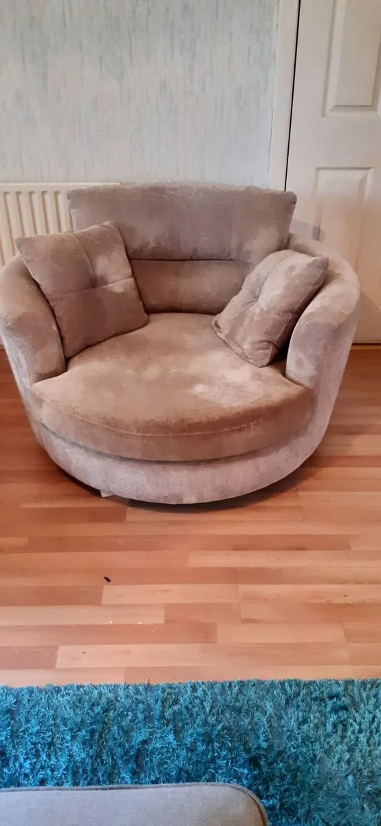 corner sofa swivil arm chair foot stoll - Image 1