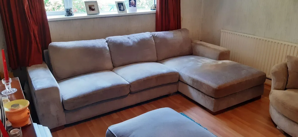 corner sofa swivil arm chair foot stoll - Image 2