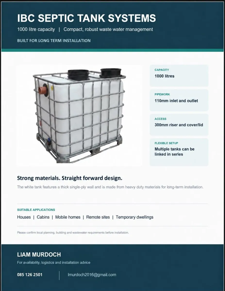 IBC septic tank - Image 1