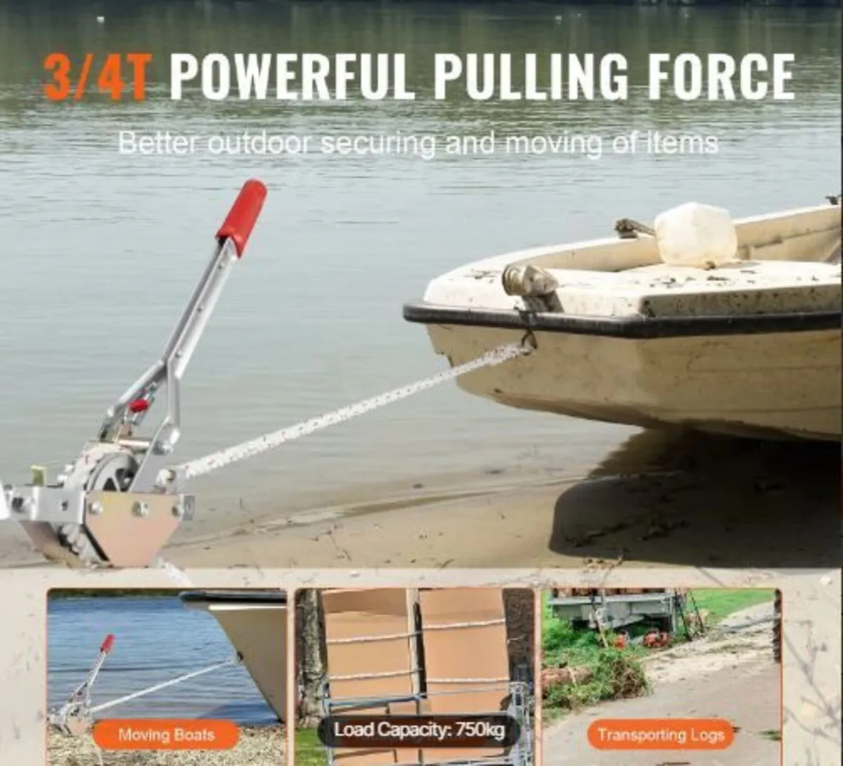 Rope Puller, 3/4 Ton (750 kg) Pulling - Image 3