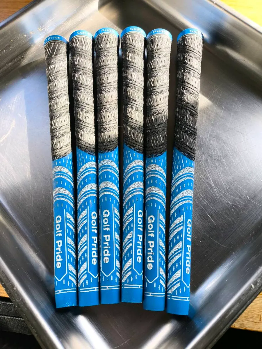 6 Golf Pride MCC Standard Grip Black/Blue - Image 1