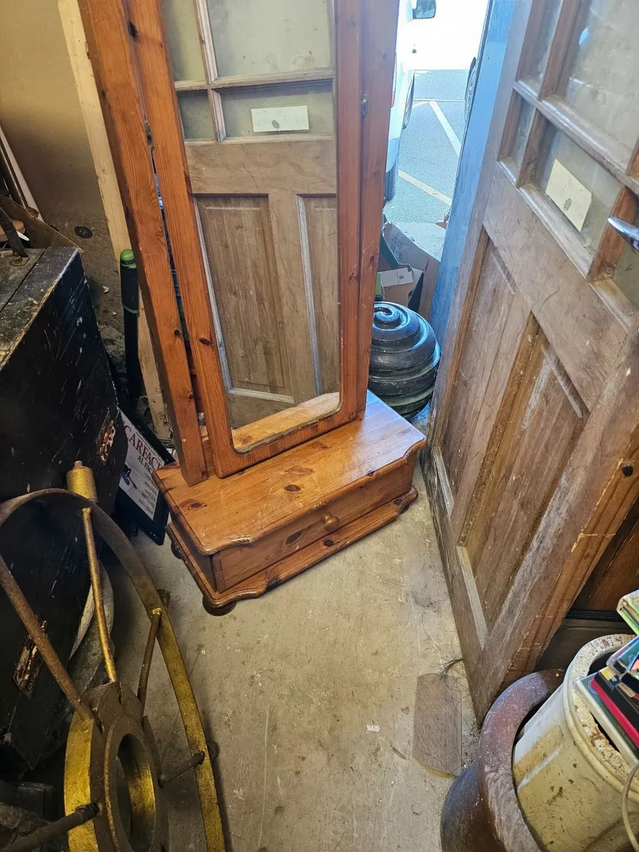 Pine Free Standing Mirror - Image 2