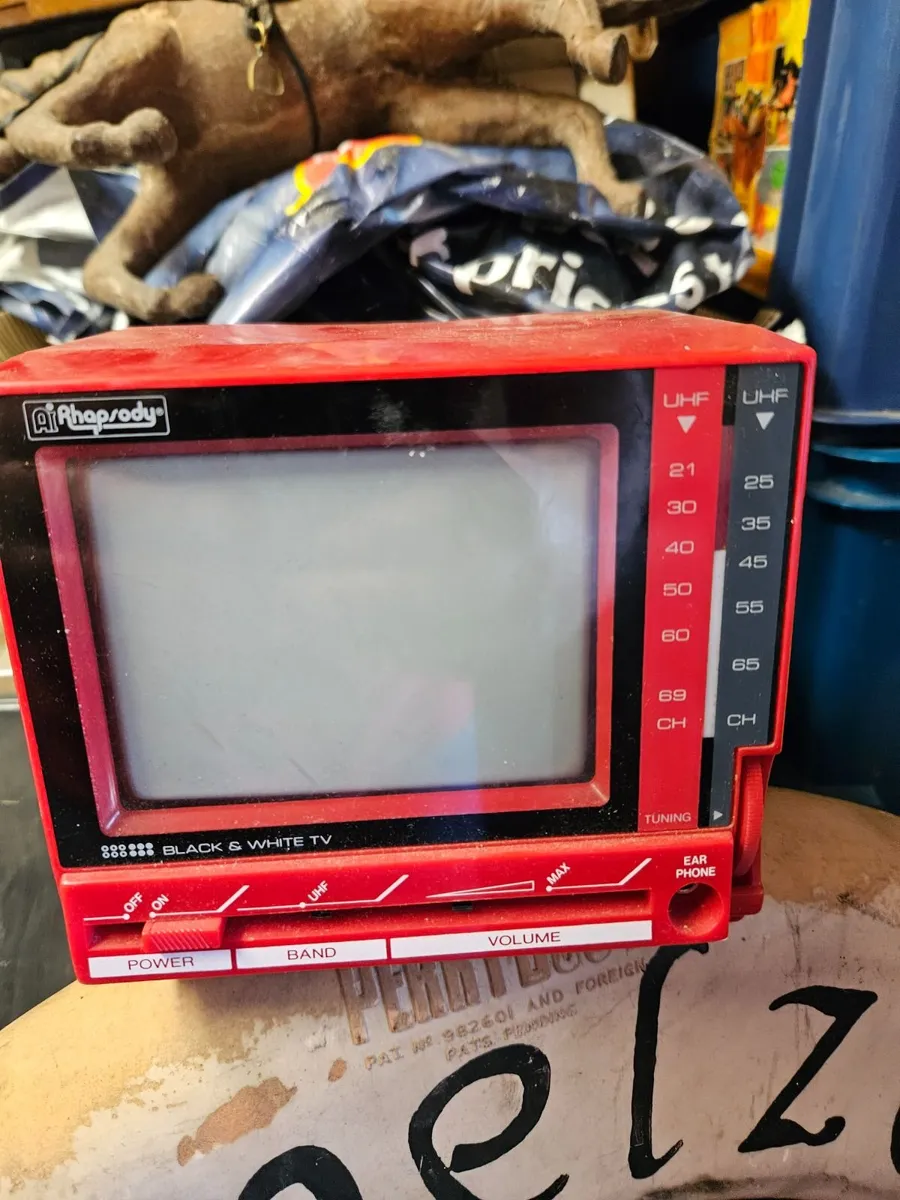Vintage Retro Small Television - Image 3