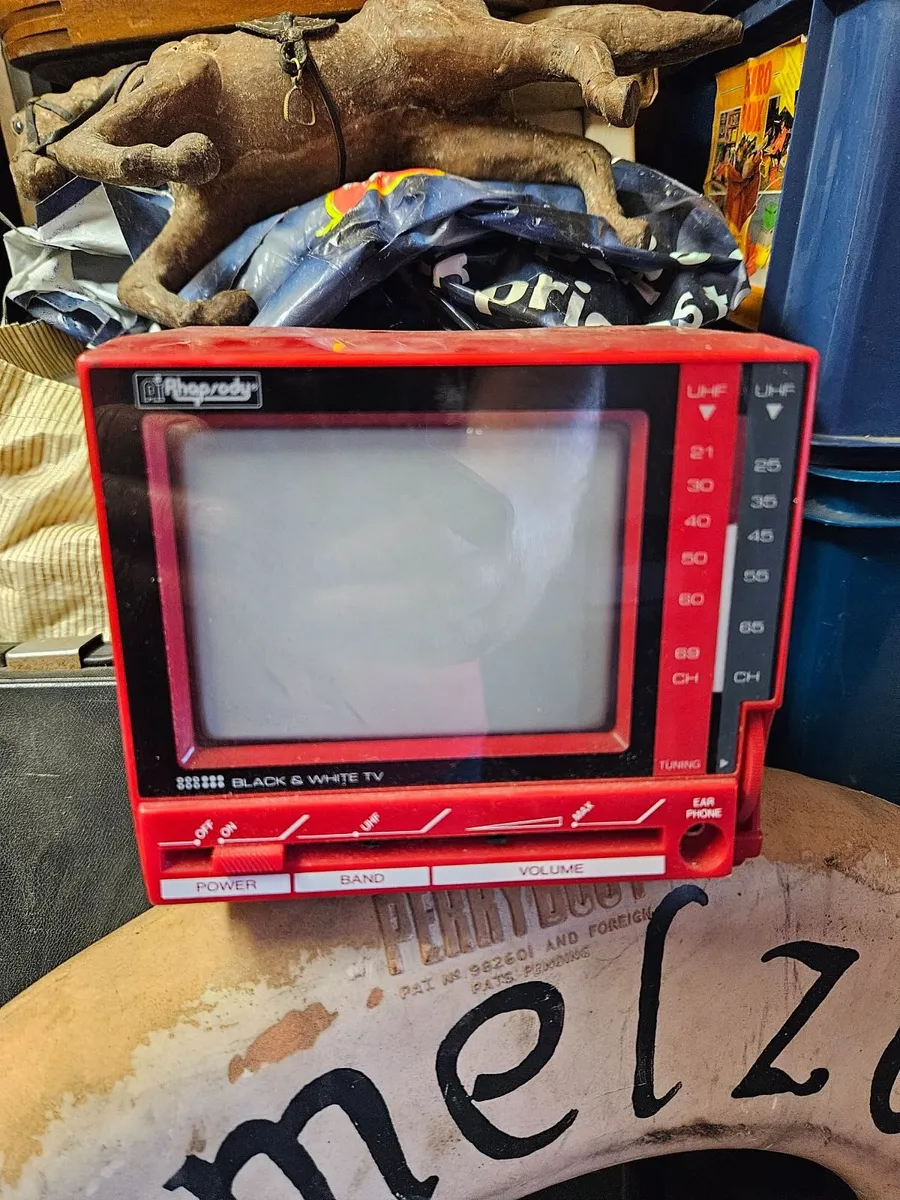 Vintage Retro Small Television - Image 1
