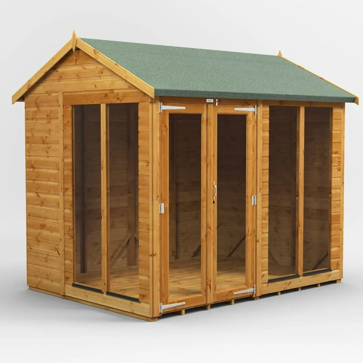 8×6 Deluxe Timber Apex Garden Summerhouses– - Image 2