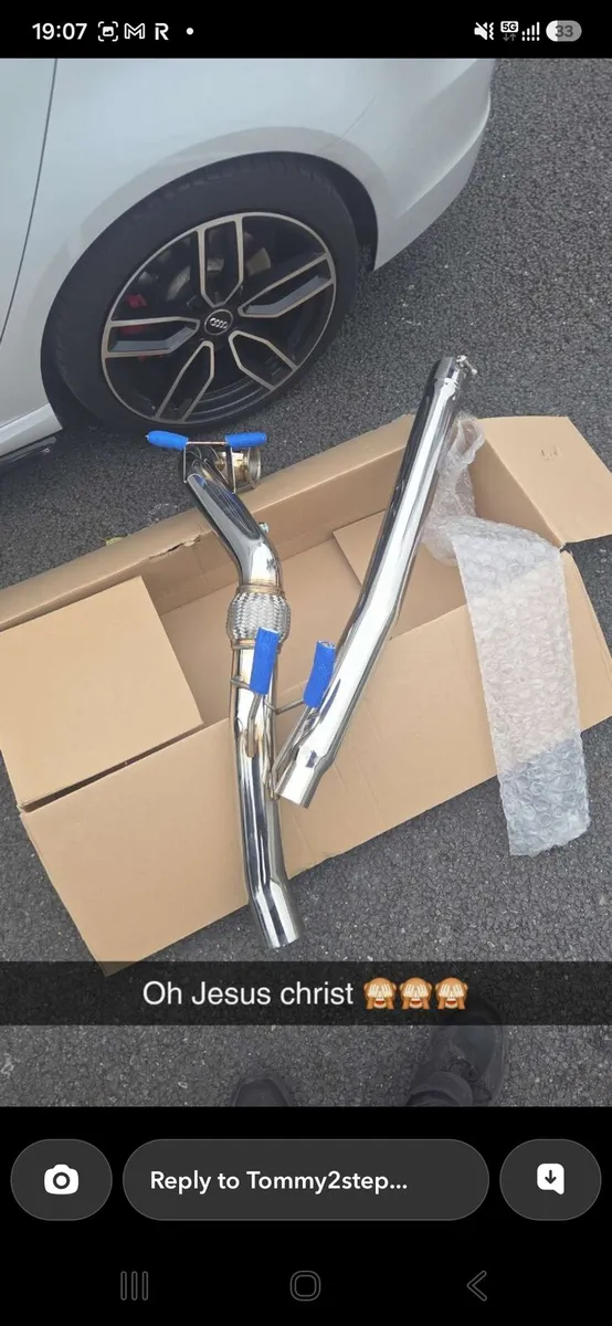 S3 8v 3" turbo back downpipe - Image 1