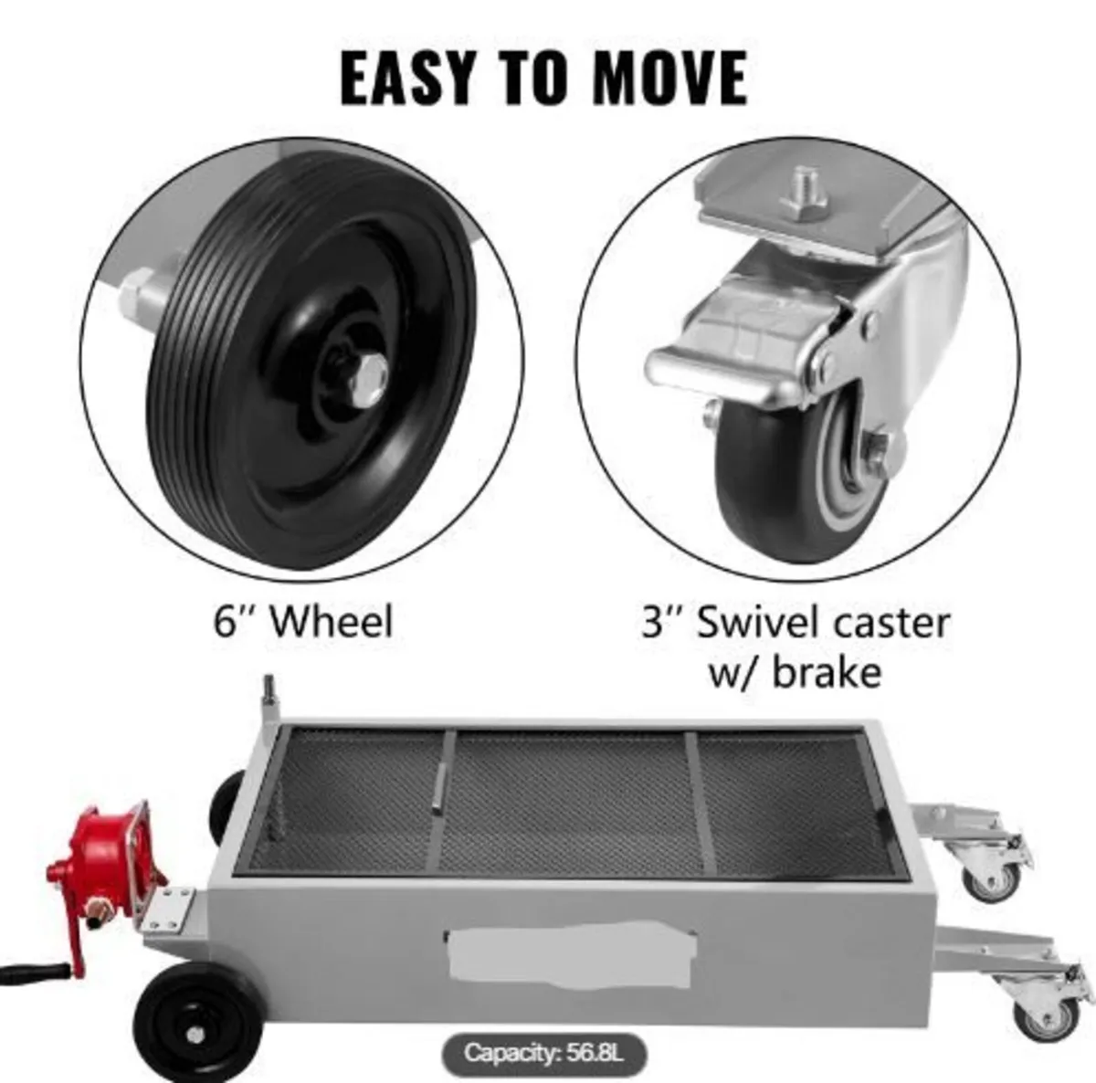 Oil Drain Pan 15 Gallon Oil Drain Tank - Image 1