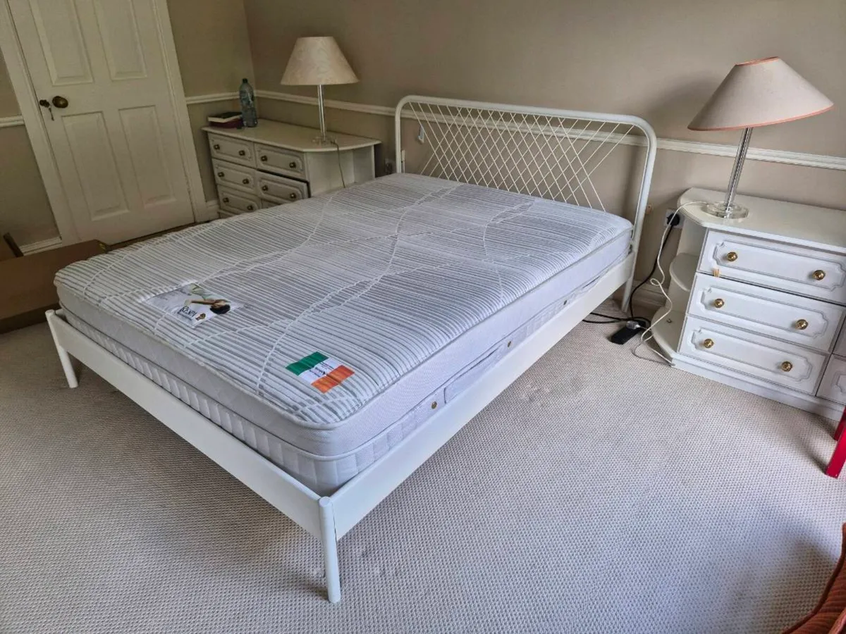 Quality Double Bed - Frame and Mattress - Image 1