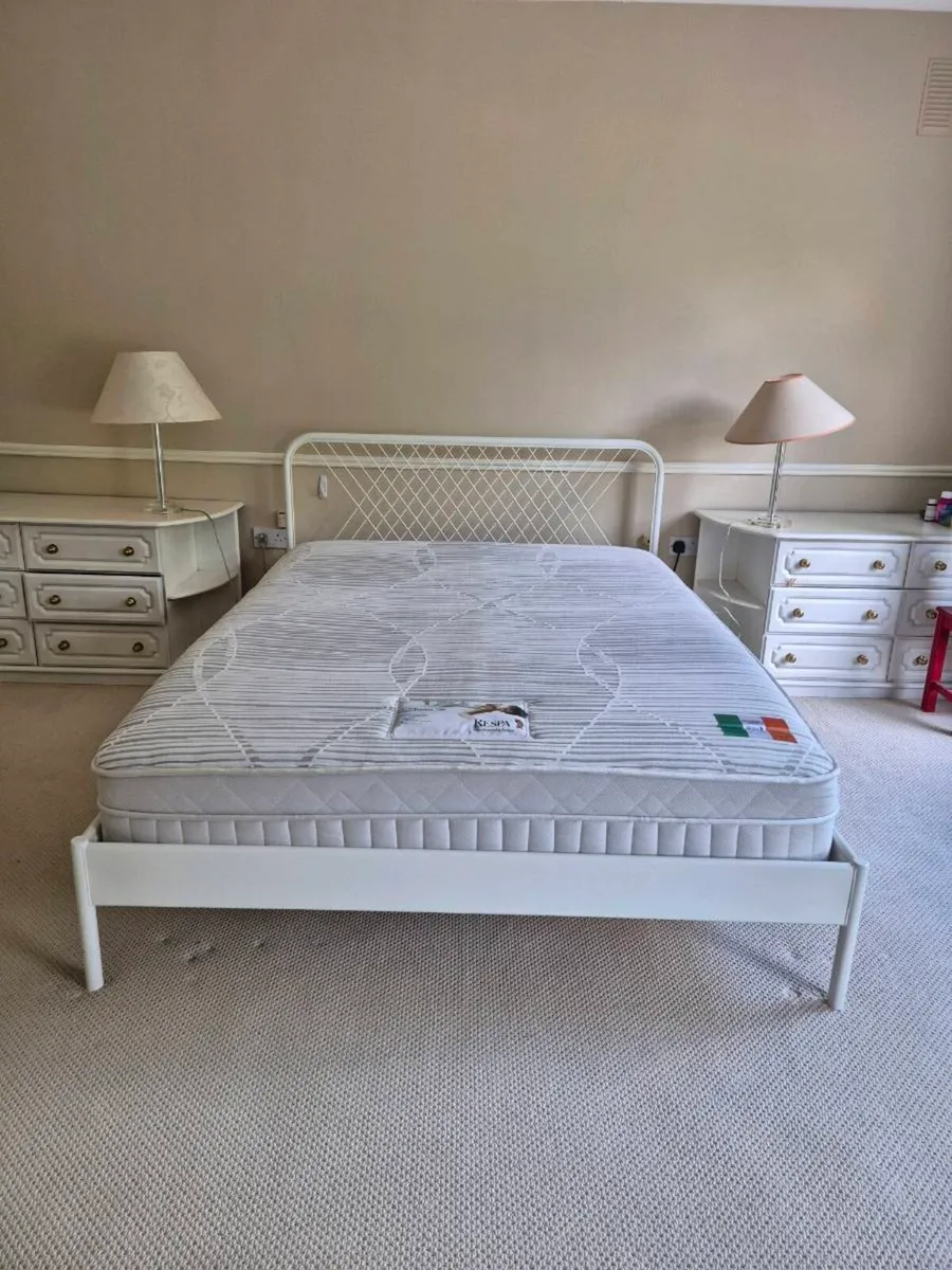 Quality Double Bed - Frame and Mattress - Image 2