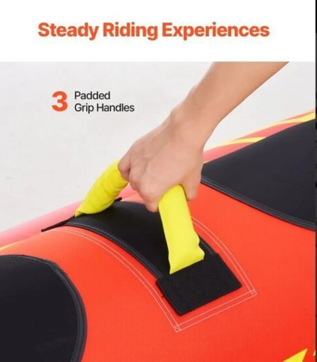 Banana Boat 3 Person Inflatable Towable Tube Heavy - Image 2
