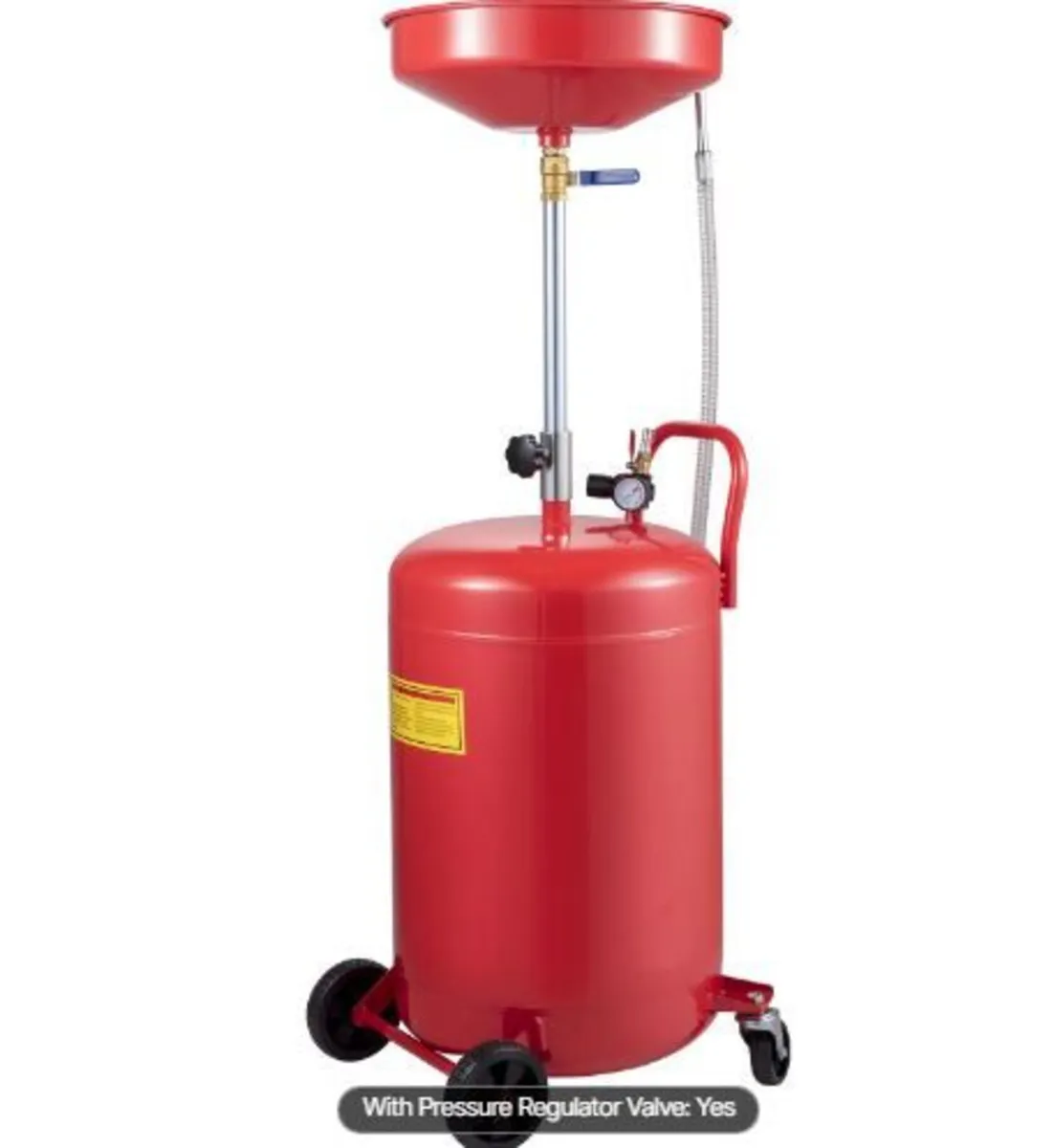 Waste Oil Drain Tank 80 L Portable Oil Drain Air - Image 1