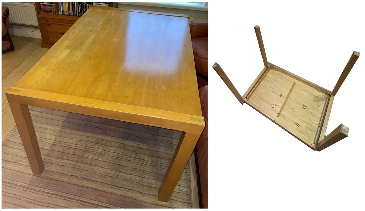 kitchen table + Monks Bench - Image 1