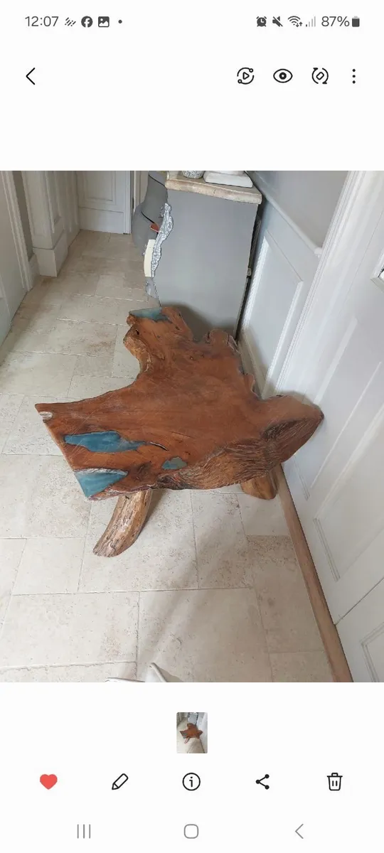 4ft x 4ft High quality hardwood & resin  natural