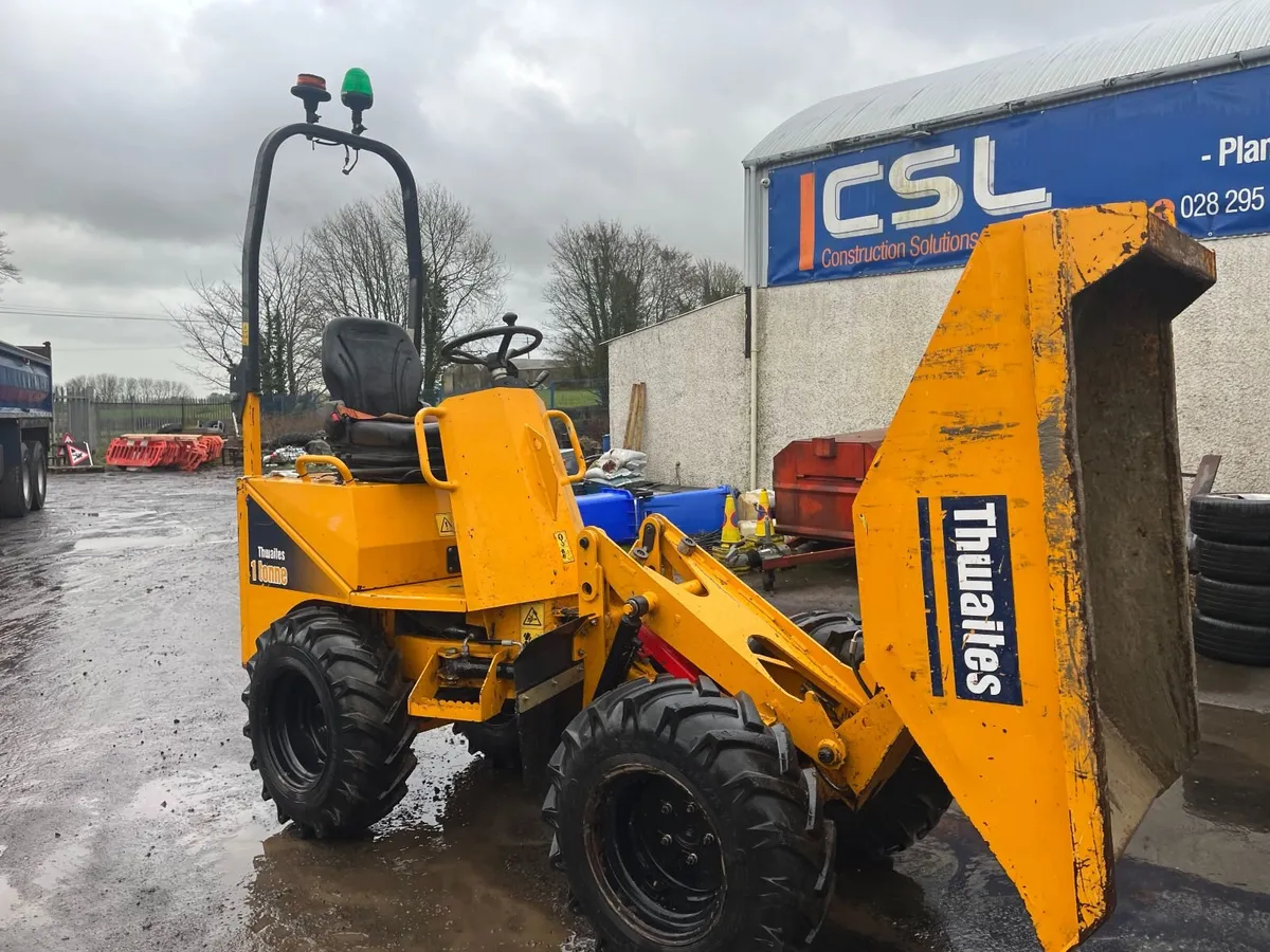 Thwaites 1 Ton Hi Tip  Narrow Access Dumper 2021 - Image 1