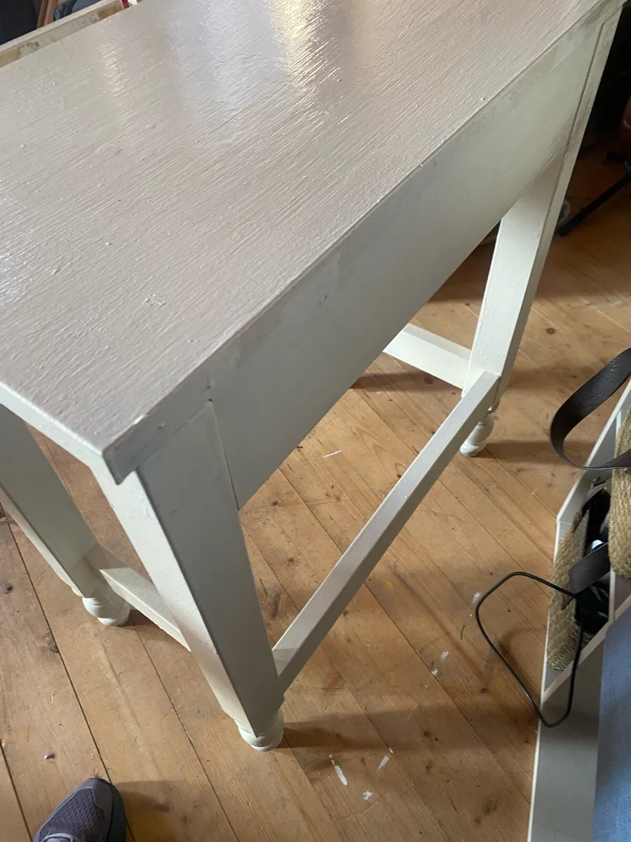 Vanity mirror desk - Image 4